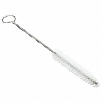 TANIS Micro Tube Brush Nylon Natural 7 in OAL, 8URH6