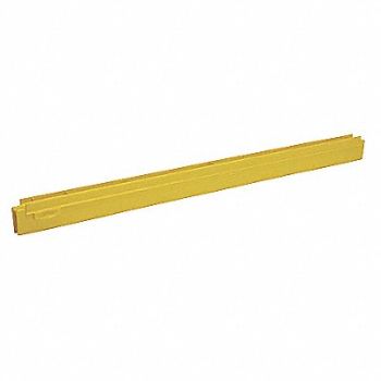 VIKAN E7782 Squeegee Blade 23 5/8 in W Yellow, 8UTY1