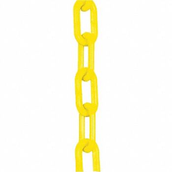 MR. CHAIN E1225 Plastic Chain 2 In x 300 ft Yellow, 8UVD1