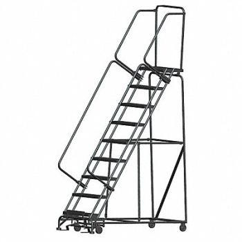 BALLYMORE Lockstep Rolling Ladder Steel 90 In.H, 8UX21