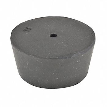 GRAINGER APPROVED Stopper Assortment Black Natural Rubber, 8UY31