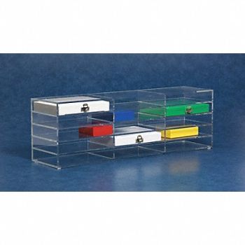 HEATHROW SCIENTIFIC STORAGE RACK F/MCRSCP SLIDE BOXES, 8UZJ3