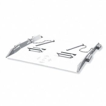 BLUFF Dockboard Steel 15 000 lb 72 x 72 In, 8AKH9