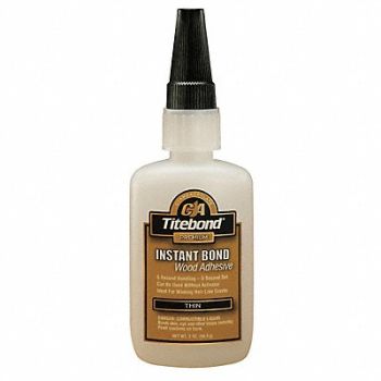 TITEBOND Instant Adhesive 2 oz Clear, 8VRR5
