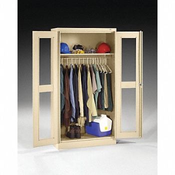 TENNSCO Wardrobe Cabinet 72 H 36 W Sand, 9ATU6