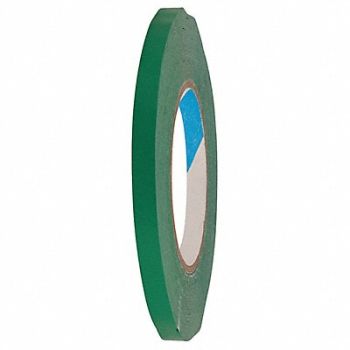 GRAINGER APPROVED Bag Sealing Tape Green 3/8 in W 180 yd L, 8VZF1