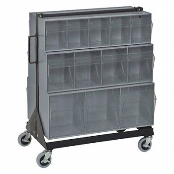 QUANTUM STORAGE SYSTEMS Bin Storage Rack Powder Coated 28 in, 8W991