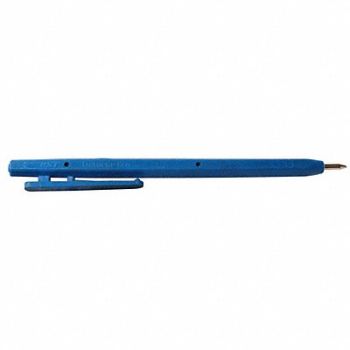 DETECTAPRO Metal Detectable Stick Pen Blue PK50, 8WF08