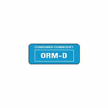 BRADY Label ORM-D-Air PK500, 8WPP5