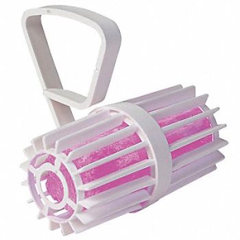 HOSPECO Toilet Rim Hanger Round Pink 1.76oz PK12, 8WPV5