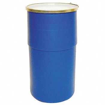GRAINGER APPROVED Transport Drum Blue 105mil, 8WU39