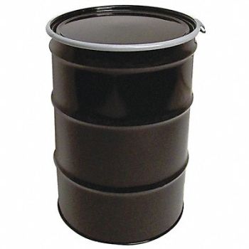 GRAINGER APPROVED Transport Drum Black 18ga 1.1mm, 8WY75