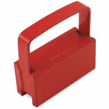 GRAINGER APPROVED Handle Magnet Steel 50 lb 2Lx3/4Wx2H, 8WYA1