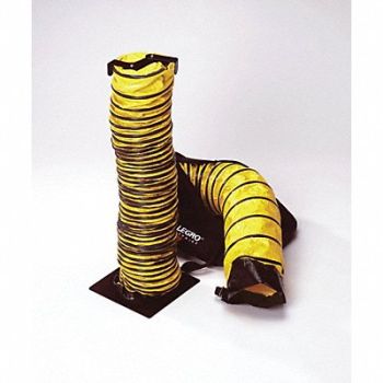 ALLEGRO Blower Ducting 6 ft Black/Yellow, 3NPV6