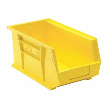 QUANTUM STORAGE SYSTEMS F0605 Hang and Stack Bin Yellow PP 7 in, 8X103