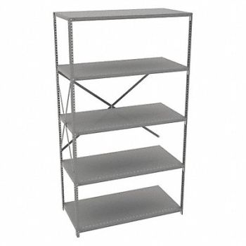 TENNSCO Metal Shlvng Cap 550 lb 24inx84inx48in, 8X965