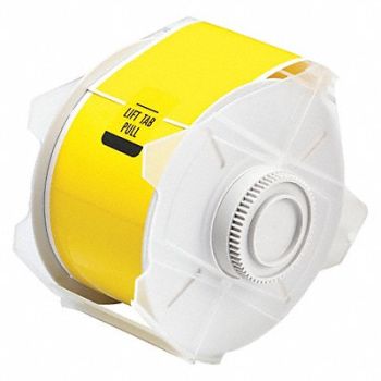 BRADY Cold Temperature Tape LabelingYellow, 8XCD2