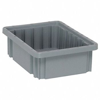 QUANTUM STORAGE SYSTEMS Divider Box Gray Polypropylene 12, 8XCH2