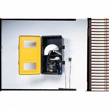 ALLEGRO Respirator Storage Cabinet Plastic, 8XRC6