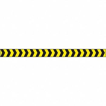 GRAINGER APPROVED Barricade Tape Yellow/Black 180ft x 2 In, 8XY01