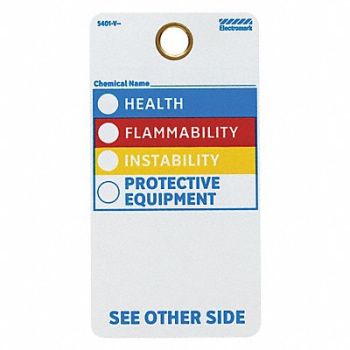 ELECTROMARK HMIG Label 5-3/4 in H 3 in W PK25, 8XZ05