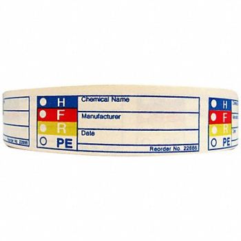 GRAINGER APPROVED HMIG Label 1 in H 3 in W PK720, 8XZF8