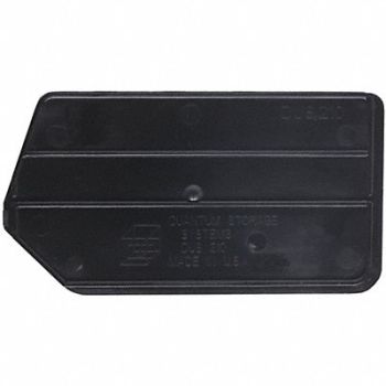 QUANTUM STORAGE SYSTEMS Divider 3 7/16 in Black 6 PK6, 8Y078