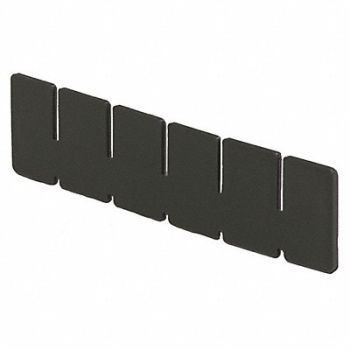 LEWISBINS Divider Black Polyethylene 1.9 in, 8Y157