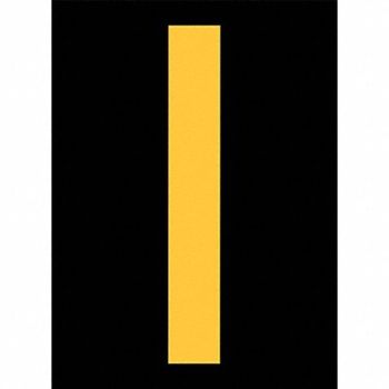 STRANCO INC Reflective Letter Label I 2-1/2in H PK25, 8Y269