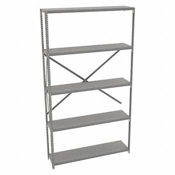 TENNSCO Metal Shlvng Cap 500 lb 12inx84inx48in, 8Y608