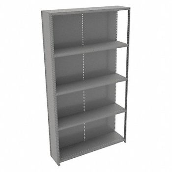 TENNSCO Metal Shlvng Cap 500 lb 12inx84inx48in, 8Y609