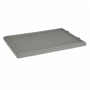 QUANTUM STORAGE SYSTEMS E1892 Lid Gray Polyethylene 26 5/8 in, 8YAE6