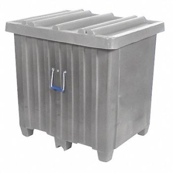 MYTON INDUSTRIES Bulk Container Gray, 8W525