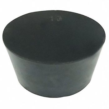GRAINGER APPROVED Stopper 25mm Black PK7, 8YDJ0