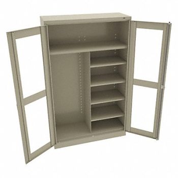 TENNSCO Combo Wardrobe Cabinet 78 H 48 W Sand, 8YEM4