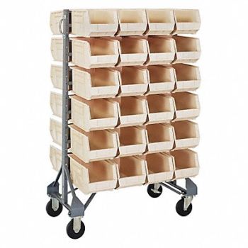 QUANTUM STORAGE SYSTEMS F1604 MoBinRailRk (48)7inx8 1/4inx14 3/4in, 8YF94