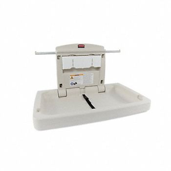 RUBBERMAID COMMERCIAL PRODUCTS Changing Station Gray 33 1/2 in W, 8YJY2