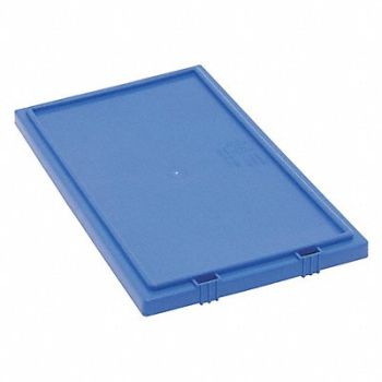 QUANTUM STORAGE SYSTEMS E1887 Lid Blue Polyethylene 16 in, 9R503