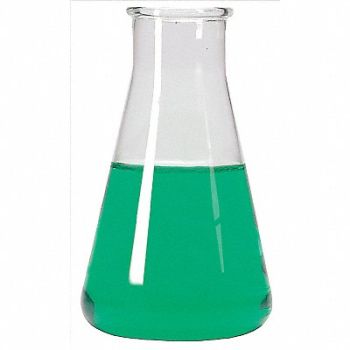 KIMBLE KIMAX Erlenmeyer Flask 250mL Wide Mouth PK48, 38VK14