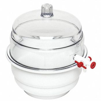 SP SCIENCEWARE Vacuum Dessicator 8-1/4 x5-1/2 Clear, 8ZCA7