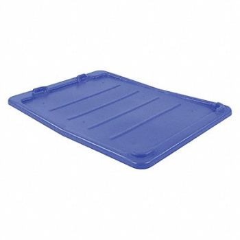 LEWISBINS Lid Blue Polypropylene 27.0 in, 8ZD93