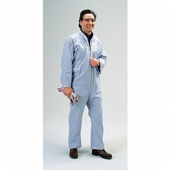 LAKELAND Coverall L Blue, 8ZF69