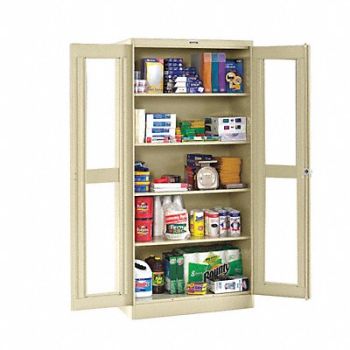 TENNSCO Storage Cabinet 78 x36 x18 Sand 4Shlv, 9MH18