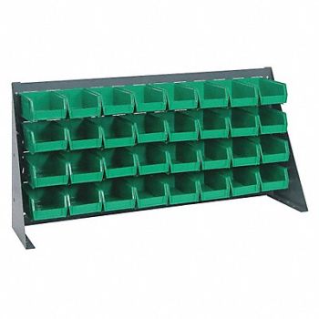QUANTUM STORAGE SYSTEMS Louvrd Bnch Rk 1/4x20x36in LdCap 150lb, 8ZKC3