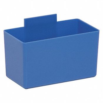 QUANTUM STORAGE SYSTEMS Bin Cups Blue Plastic 3 in, 8ZLA0