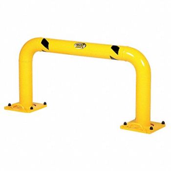 GRAINGER APPROVED Machine Guard 4-1/2 Yellow, 8ZNU1