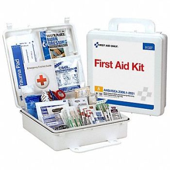 FIRST AID ONLY First Aid Kit 50 People Served 3 H, 794KG4