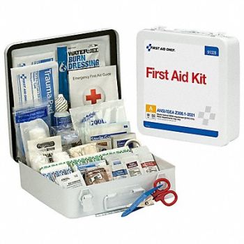 FIRST AID ONLY First Aid Kit 50 People Served 9 H, 794KG5