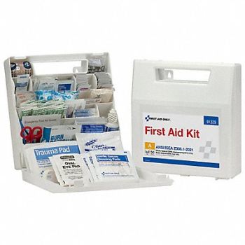 FIRST AID ONLY First Aid Kit 50 People Served 2.63 H, 794KG6