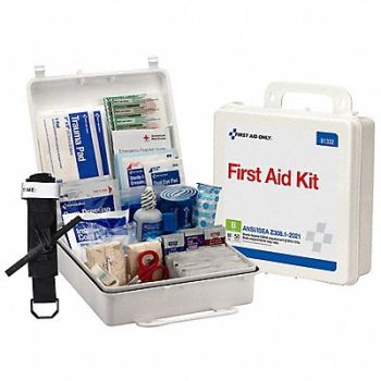 FIRST AID ONLY First Aid Kit 50 People Served 3 W 6.5 H, 794KG9